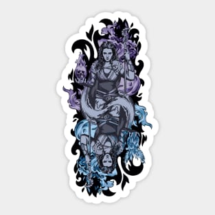 Goddess of the Underworld Sticker